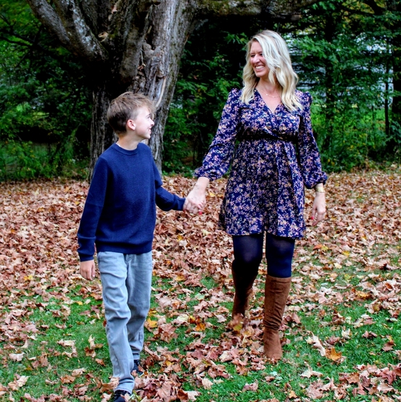 Cup she long sleeve dress Boho style size small Worn Once For Pics - Picture 2 of 3